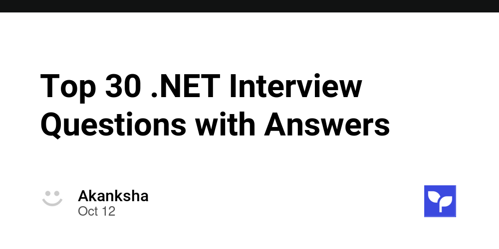 Top 30 Interview Questions with Answers Debug School