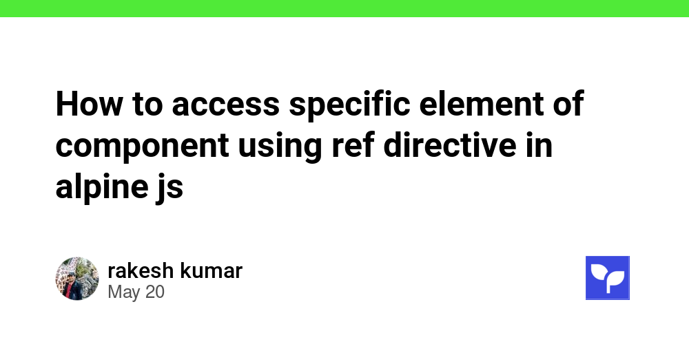 How to access specific element of component using ref directive in ...