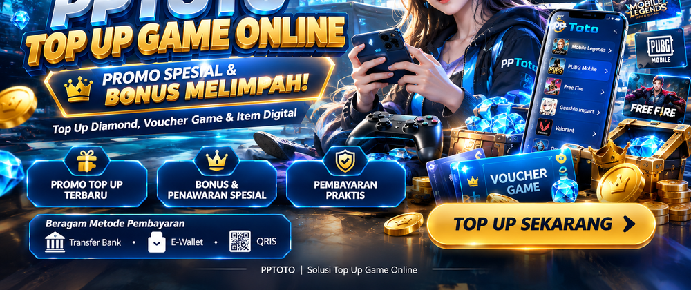 Cover image for PPTOTO Resmi: Tempat Top-Up Game Online