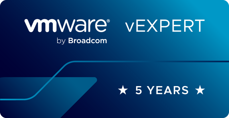 vExpert 5 Years