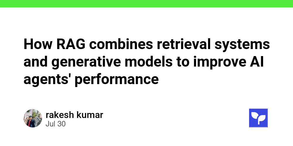 How RAG combines retrieval systems and generative models to improve AI ...