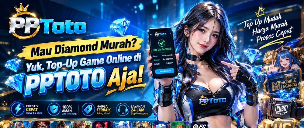 Cover image for Mau Diamond Murah? Yuk, Top-Up Game Online di PPTOTO Aja!