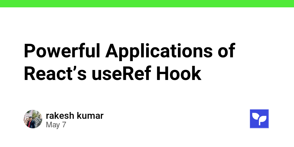 Powerful Applications of React’s useRef Hook - Debug School